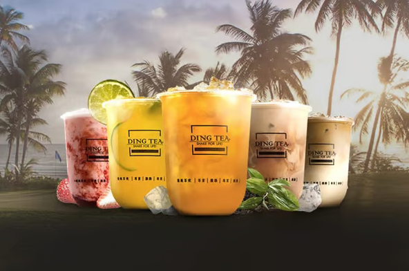 ding tea menu