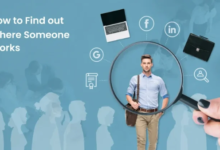 Find out where someone works