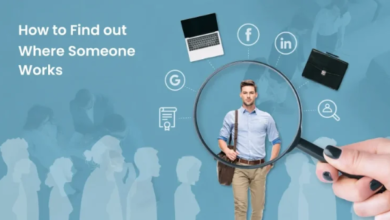 Find out where someone works