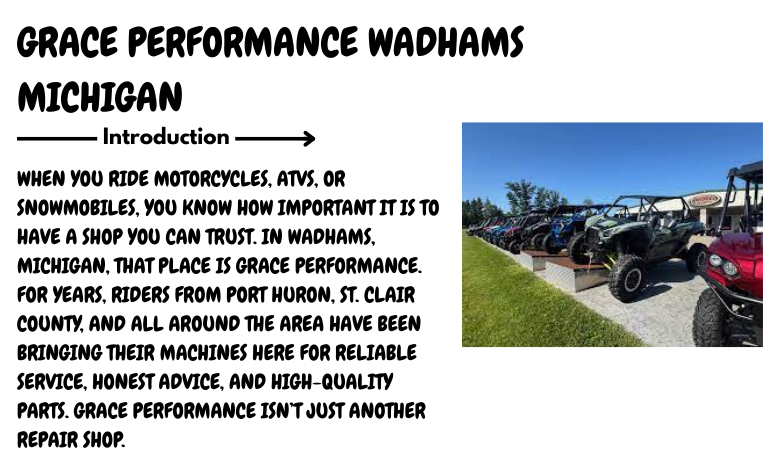 grace performance wadhams michigan