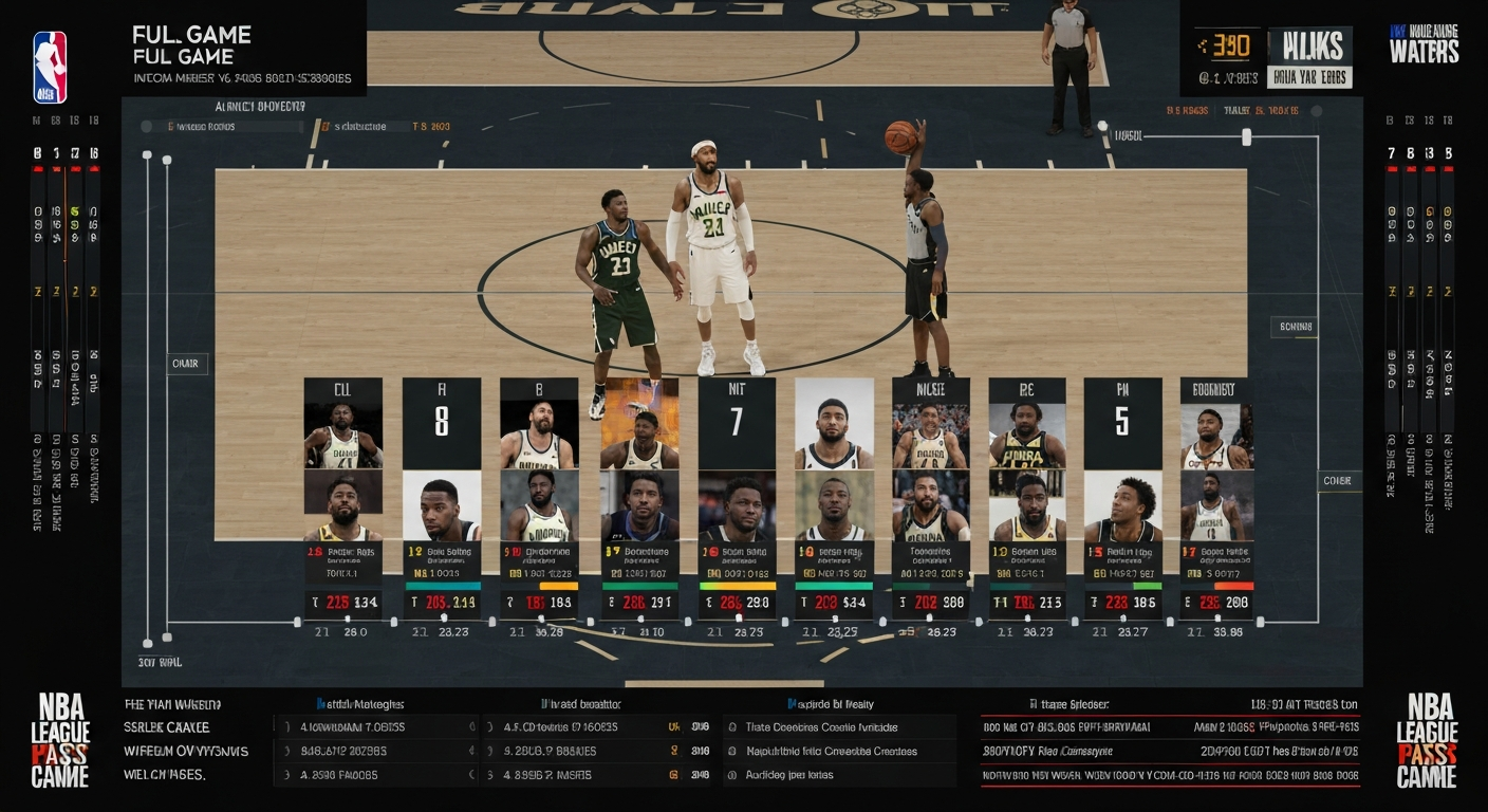 Milwaukee Bucks vs Pacers Match Player Stats